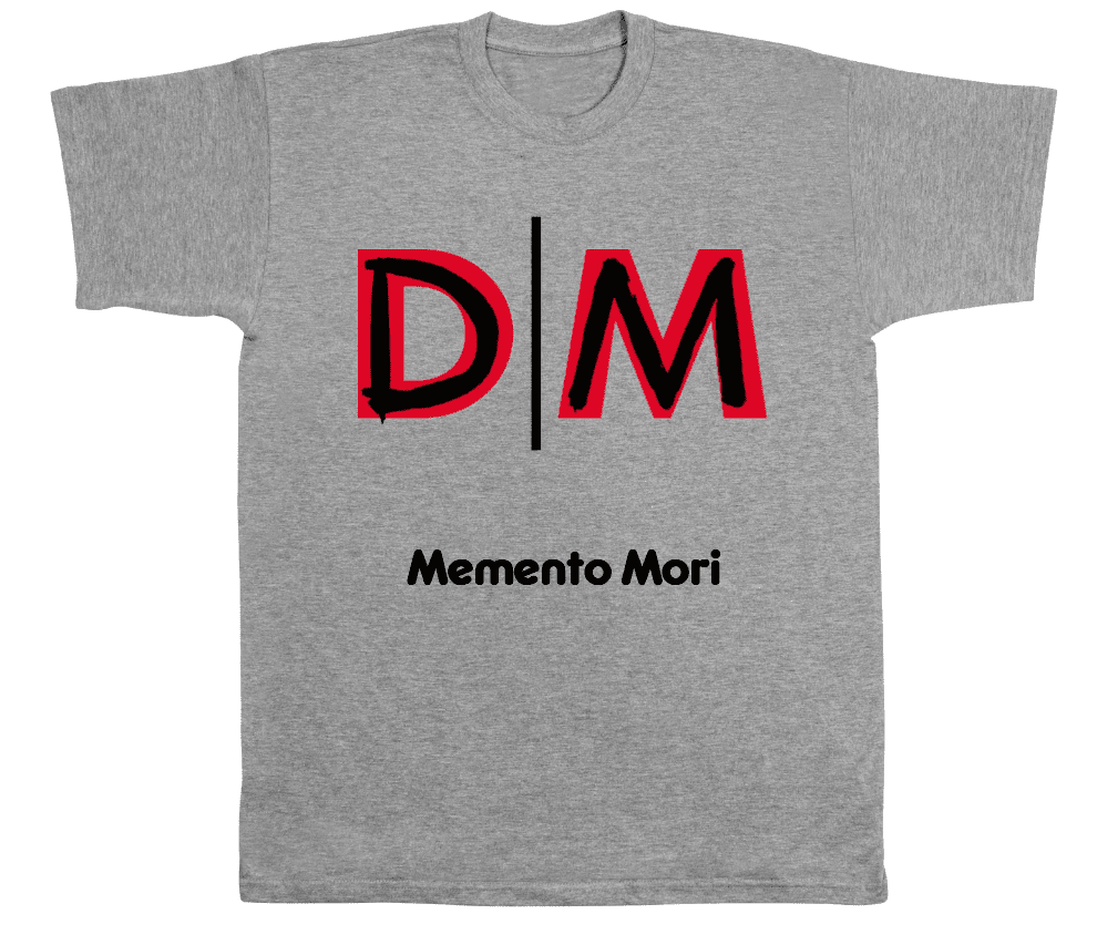 Tshirt Depeche Mode, logo MEMENTO MORI