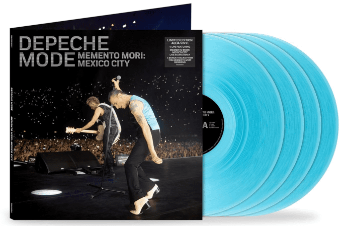 Depeche Mode - Memento Mori: Mexico City [4LP] - (Aqua: limited Edition)
