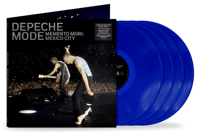 Depeche Mode - Memento Mori: Mexico City [4LP] - (Blue: limited Edition) - IMPORT