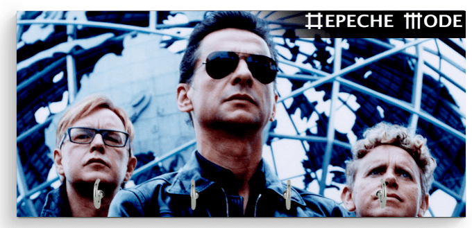 Accroche-clés Depeche Mode: Divers motifs