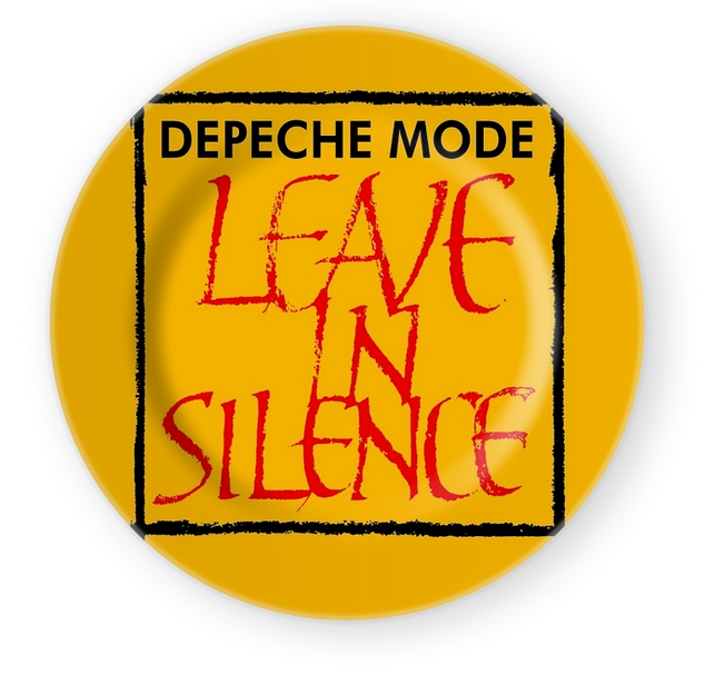 Assiette Depeche Mode: Leave in silence