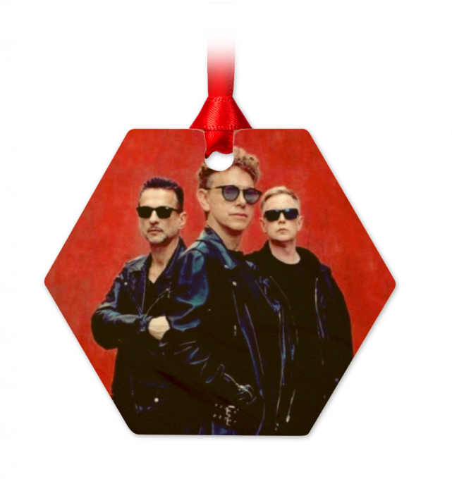 Décorations Depeche Mode de Noël en bois