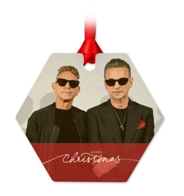 Décorations Depeche Mode de Noël en bois