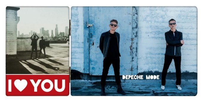 Cadre photo double de Depeche Mode