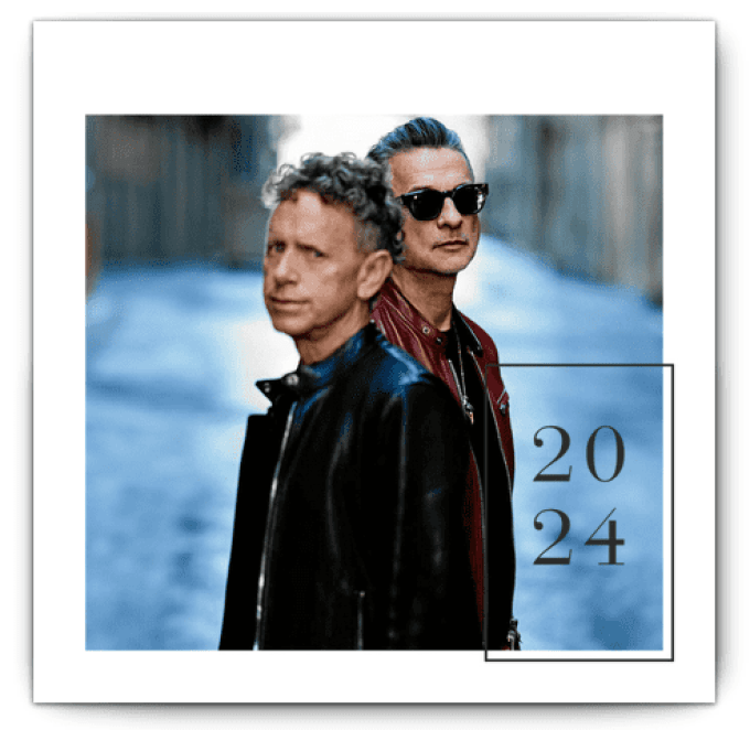 Calendrier: Depeche Mode 2024