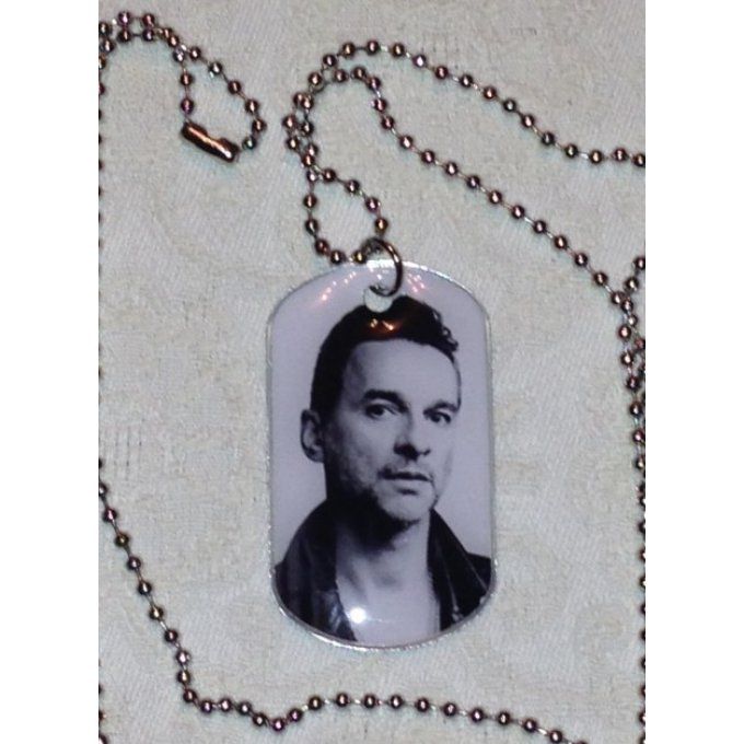 Depeche Mode: Collier plaque Dave Gahan (2013)