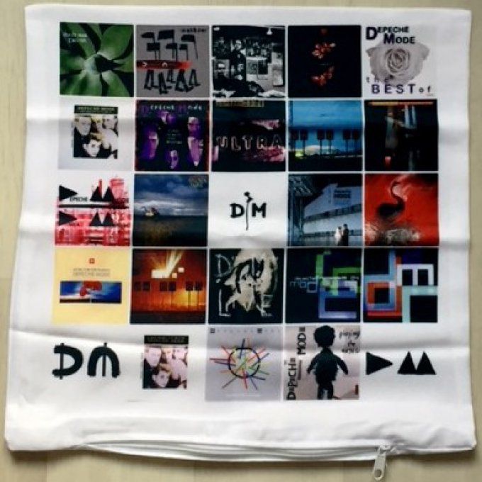 Depeche Mode: coussin: pochettes albums