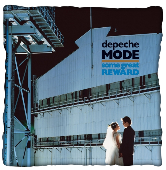 Depeche Mode coussin: Some great reward recto-verso