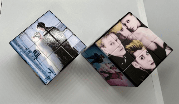 Cube photo puzzle rotatif 3D: Depeche Mode