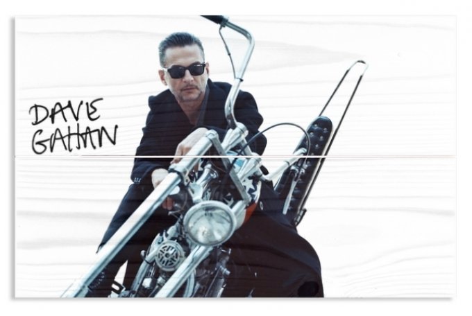 Depeche Mode: Dave Gahan (photo sur bois) 
