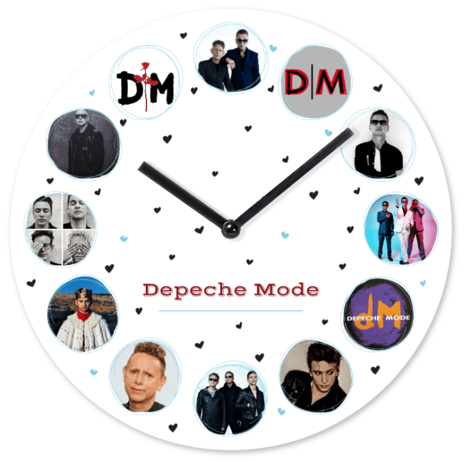 Horloge Depeche Mode: divers motifs