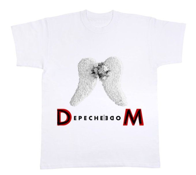 T-shirt Depeche Mode: Memento Mori Recto OU Verso / Blanc- 2 modèles