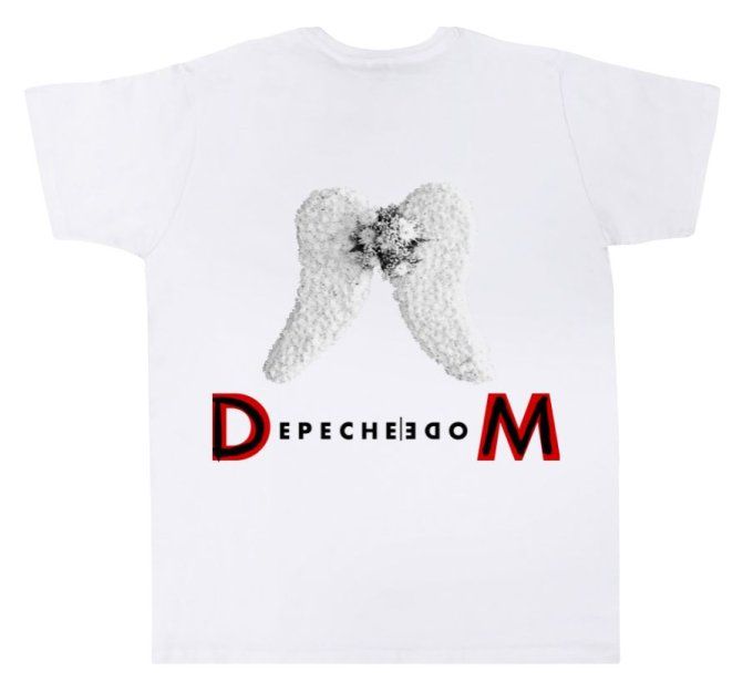 T-shirt Depeche Mode: Memento Mori Recto OU Verso / Blanc- 2 modèles