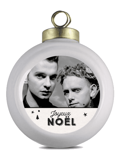 2 Boules de Noël: Depeche Mode - Joyeux Noël -
