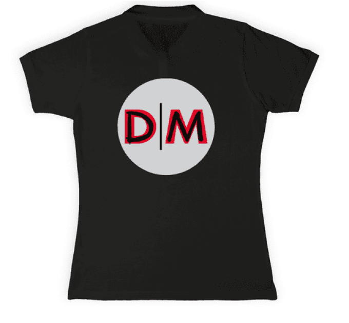 Polo Depeche Mode: logo Memento Mori - Verso - Promo