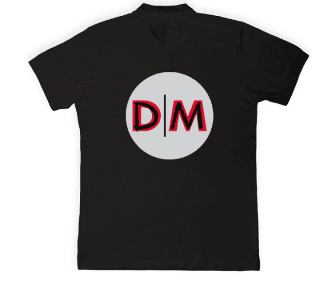 Polo Depeche Mode: logo Memento Mori - Verso - Promo