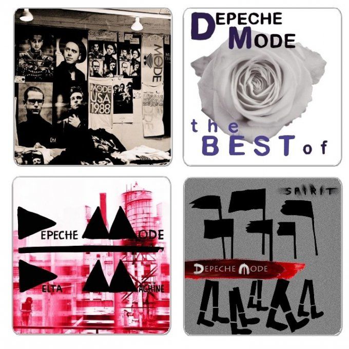 Depeche Mode: Sous-verres 'album' set 4