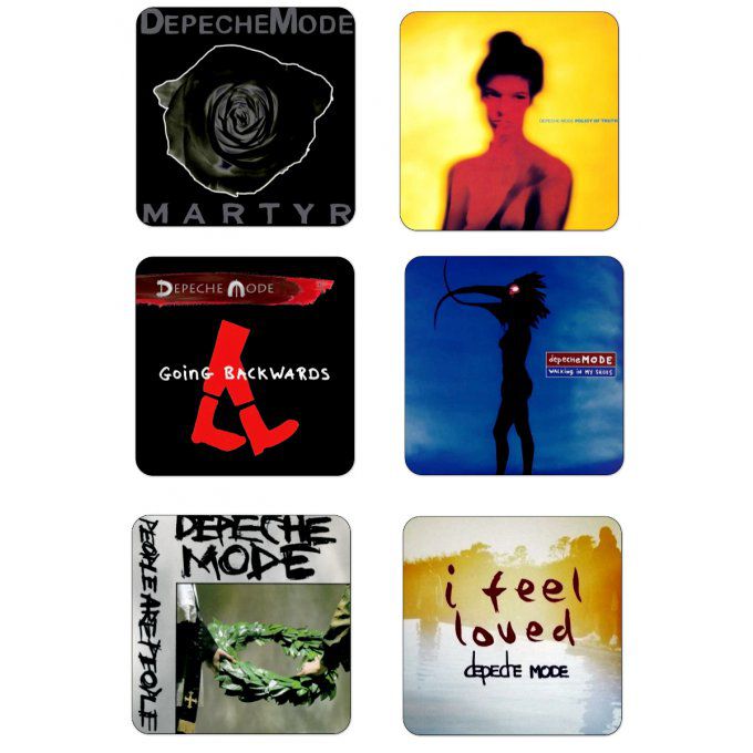 Depeche Mode: Sous-verres 'singles' set 2