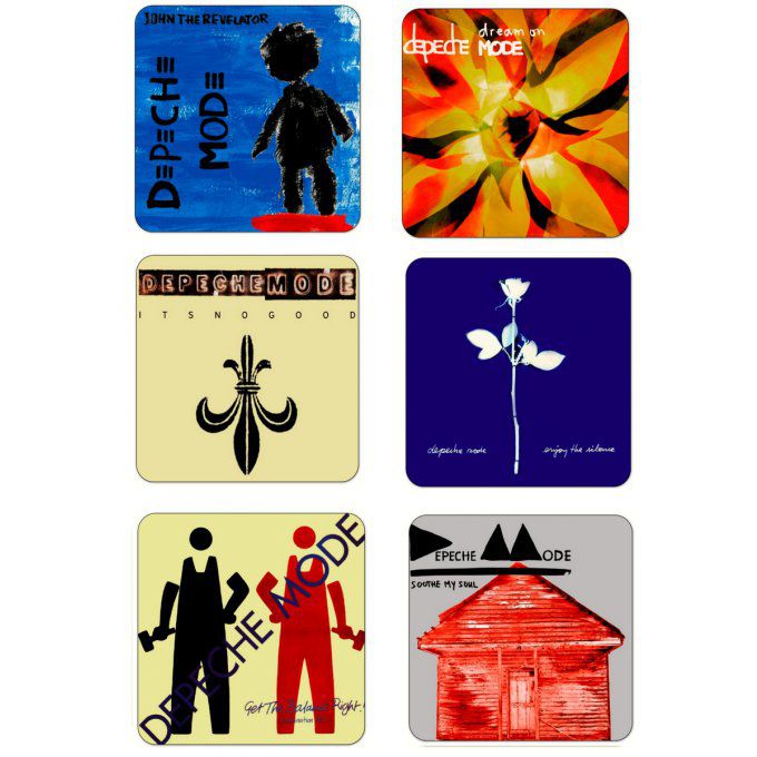 Depeche Mode: Sous-verres 'singles' set 5