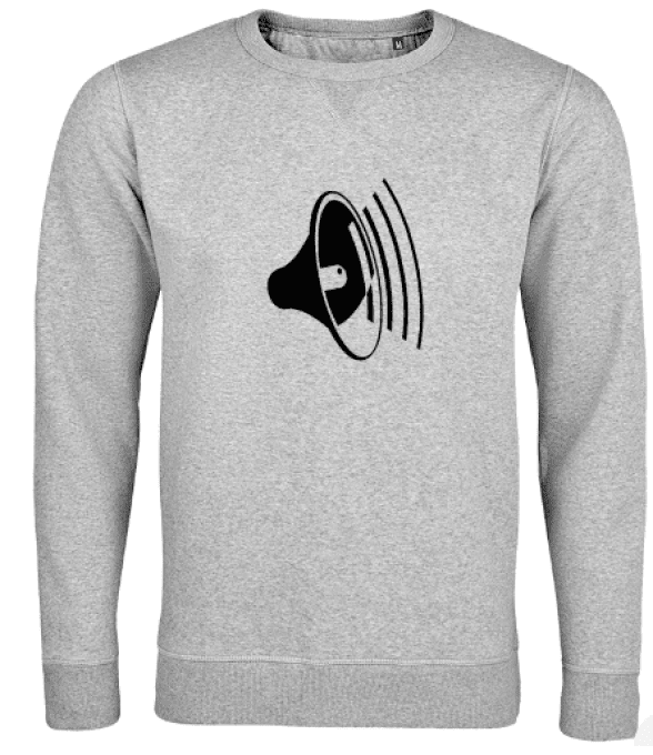 Sweat-shirt gris Depeche Mode: Speaker