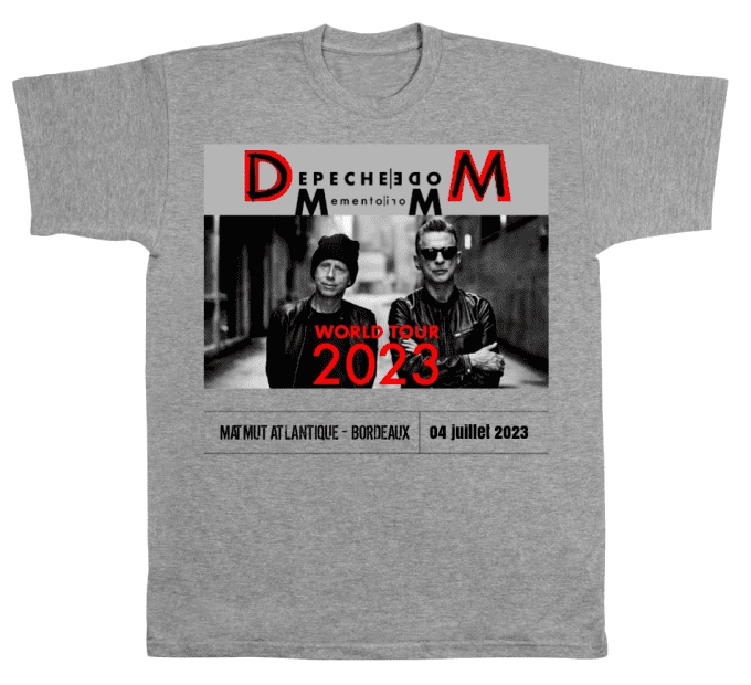 T-shirt Depeche Mode: Memento Mori Tour FRANCE