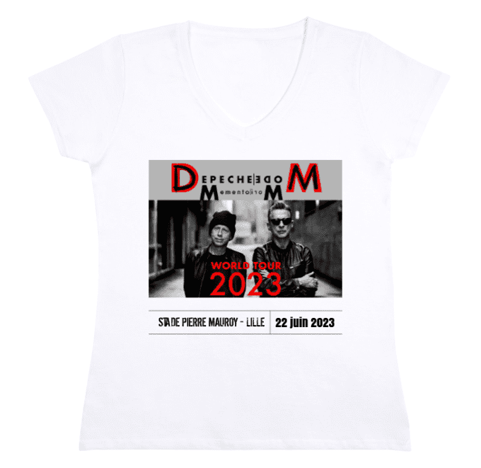T-shirt Depeche Mode: Memento Mori Tour FRANCE [Femme]