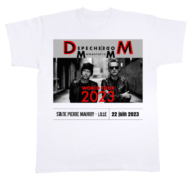 T-shirt Depeche Mode: Memento Mori Tour LILLE