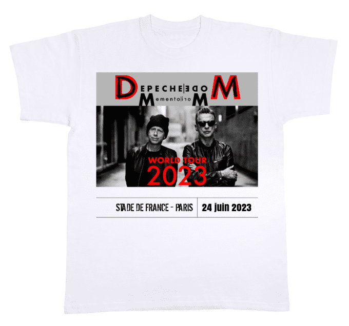 T-shirt Depeche Mode: Memento Mori Tour PARIS