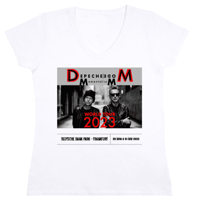 T-shirt Depeche Mode: Memento Mori Tour FRANKFURT-GERMANY [Femme] 