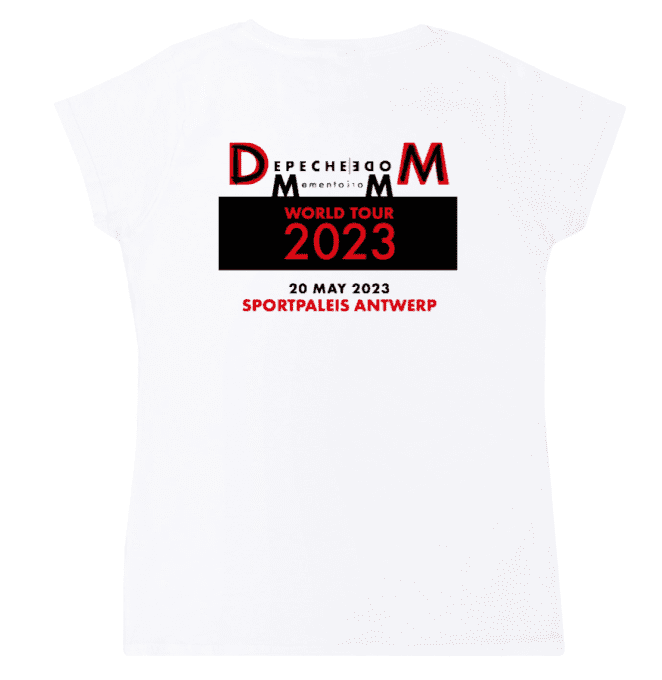 T-shirt Memento Mori Tour Antwerp - Femme [Verso]