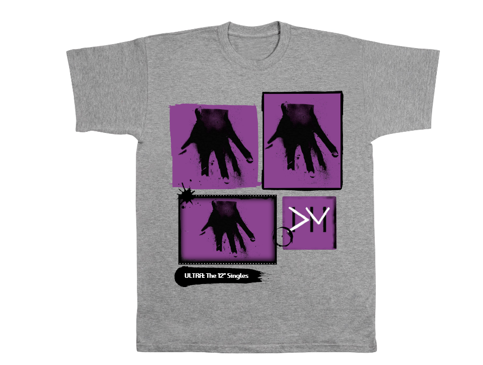 T-shirt: Depeche Mode: ULTRA: The 12' Singles (gris-homme)