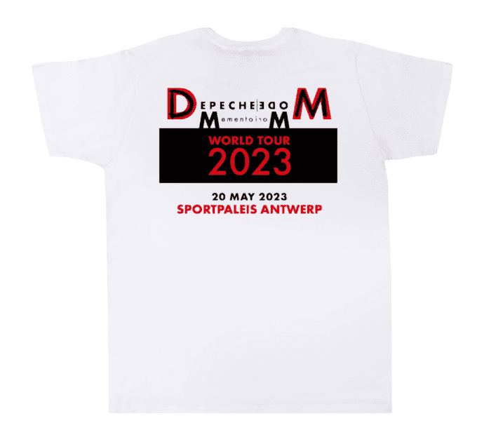 T-shirt Memento Mori Tour Antwerp - Homme [Verso]