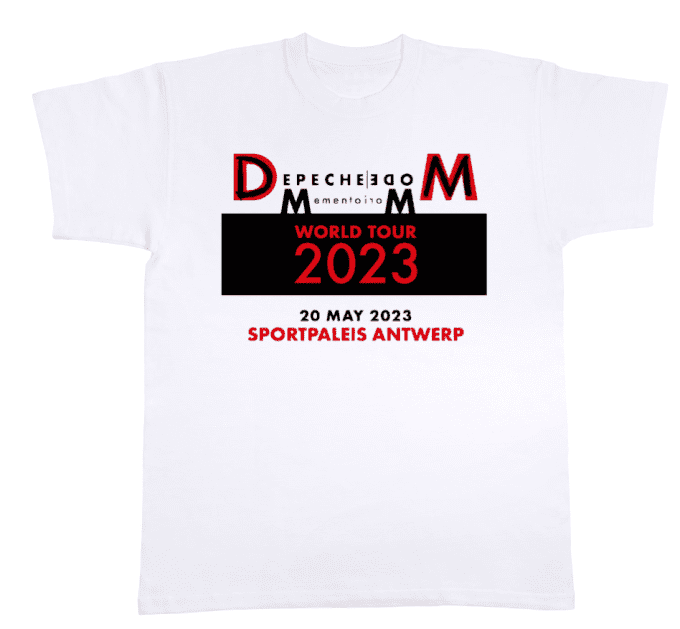 T-shirt Memento Mori Tour Antwerp - Homme [Recto]