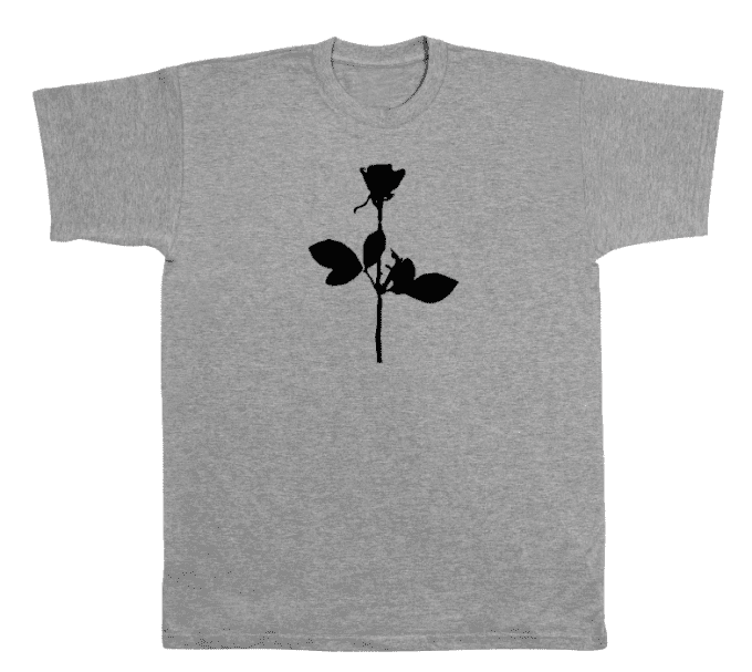 T-Shirt Depeche Mode: Enjoy the silence (la rose) - Homme