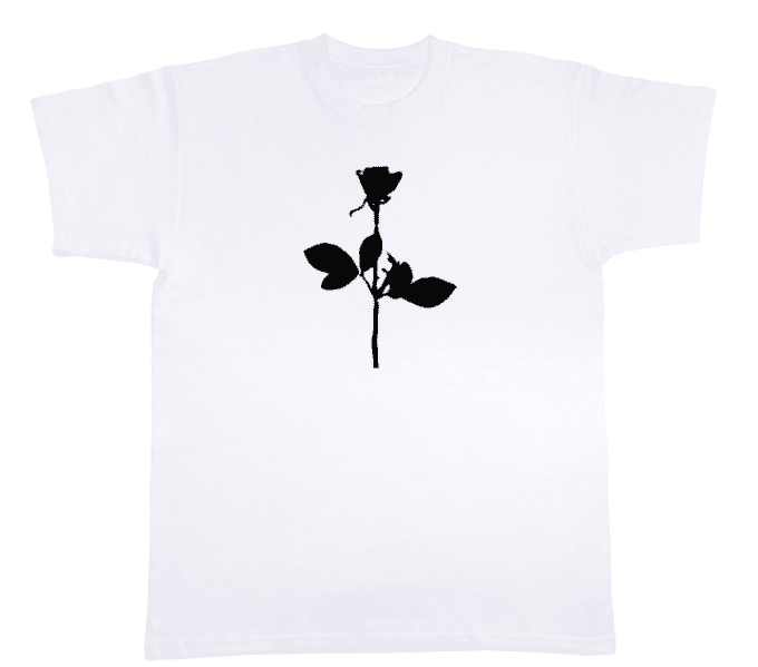 T-Shirt Depeche Mode: Enjoy the silence (la rose) - Homme 