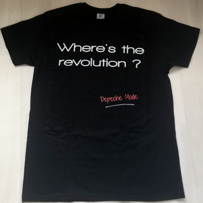 T-shirt Where's The Revolution ? (Homme)