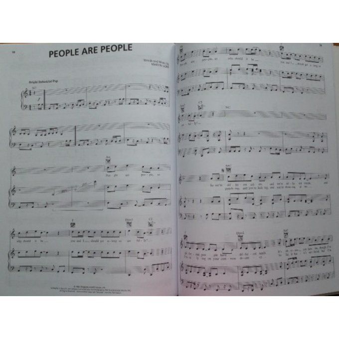 Depeche Mode: Best Of Partition Piano