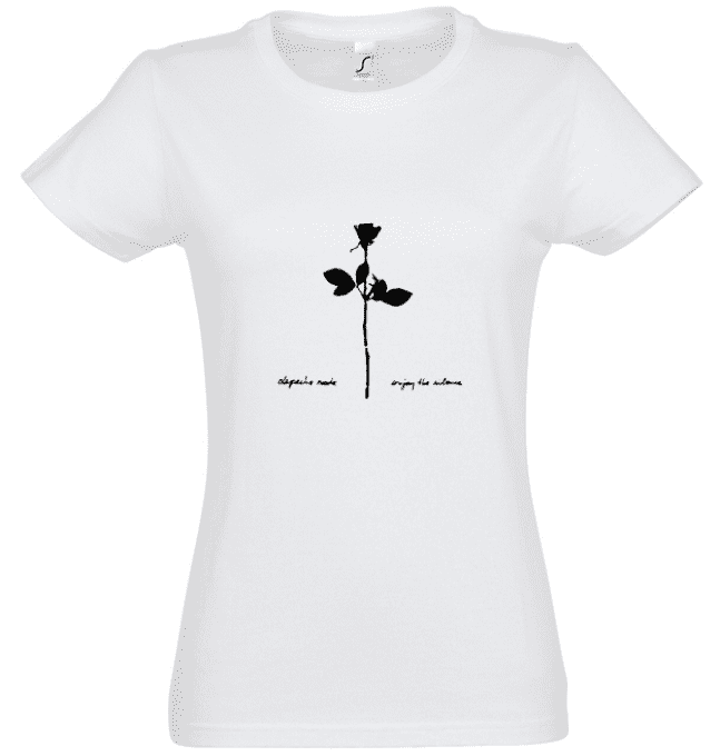 T-Shirt Depeche Mode: Enjoy the silence (homme-blanc)