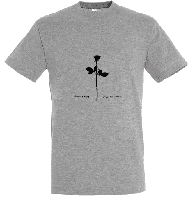 T-Shirt Depeche Mode: Enjoy the silence (homme-gris)