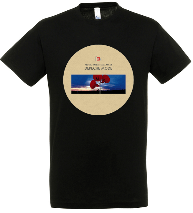 T-shirt Depeche Mode: Music for the masses [The circle edition] - SOLDES