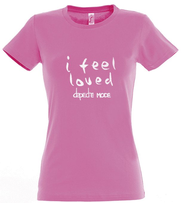 T-shirt Depeche Mode: I Feel Loved (Femme) - Rose