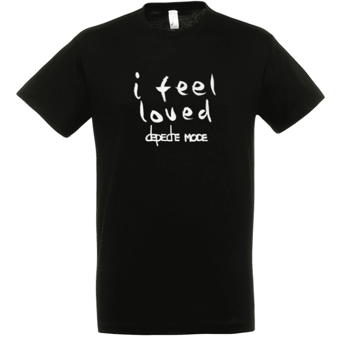 T-shirt Depeche Mode: I Feel Loved (Homme) - Noir