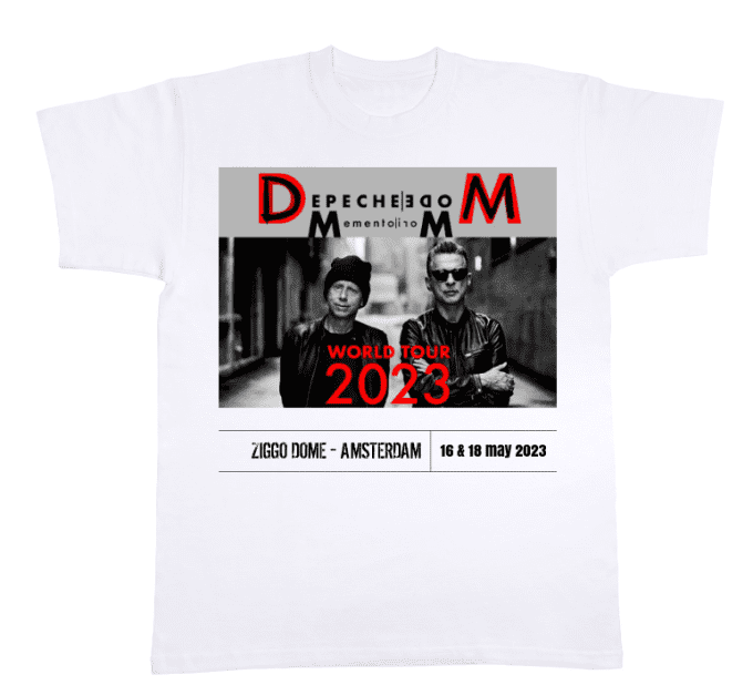 T-shirt Depeche Mode: Memento Mori Tour - Amsterdam
